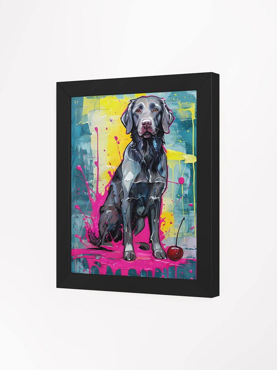 Colorful Retriever Dog Chaos, Framed Poster product image (4)
