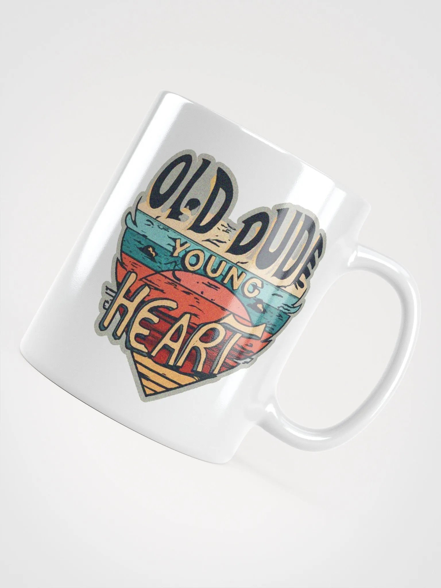 Old Dude Young Heart Mug product image (4)