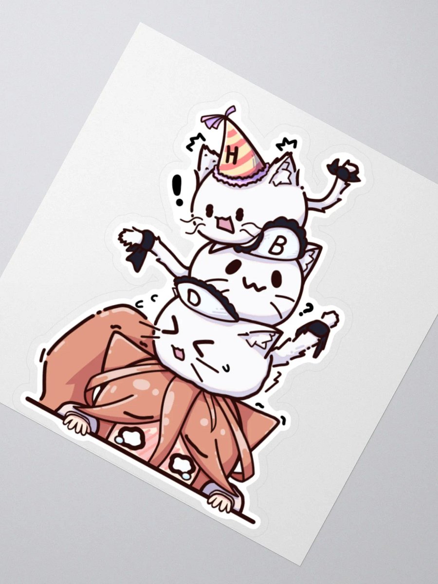 Shiro__Nya Catmaid Stack Sticker product image (4)