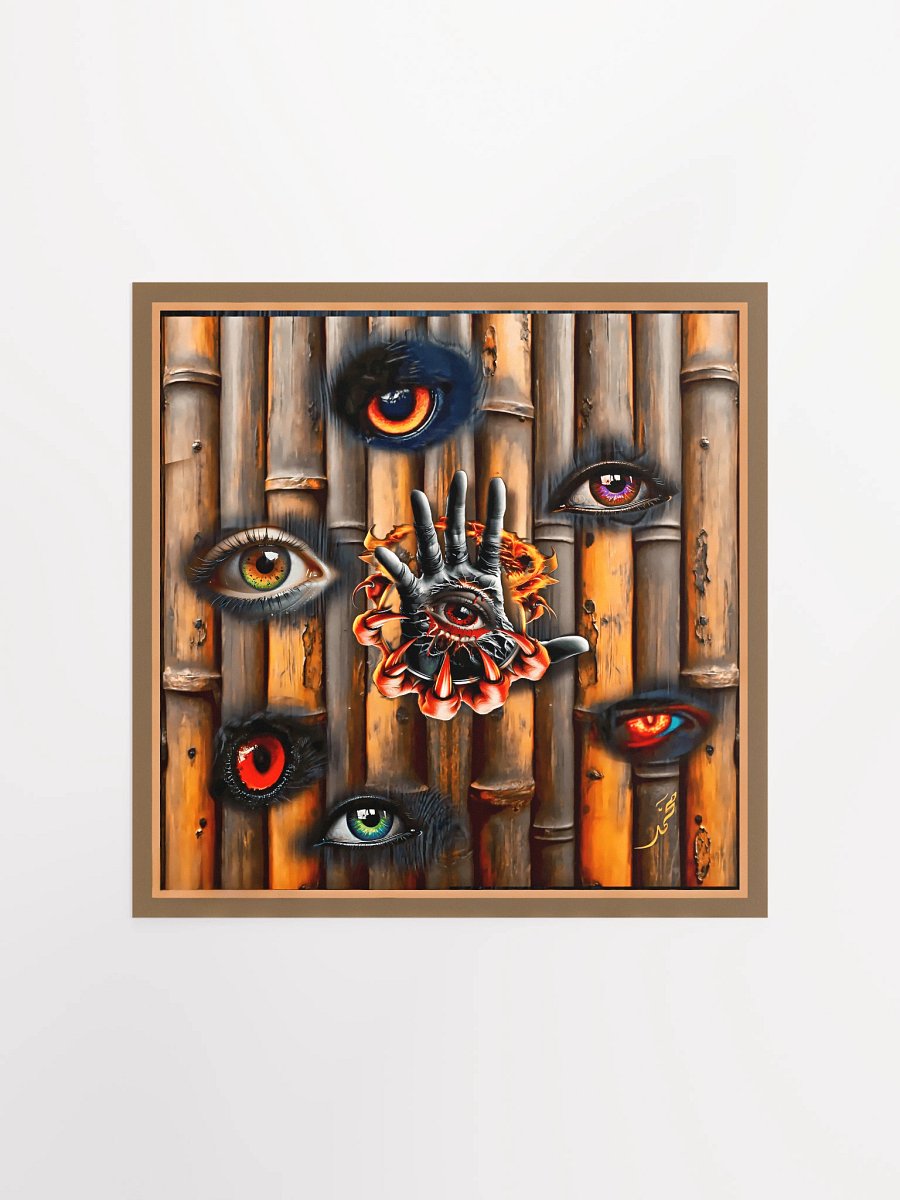 Vibrant Matte Space Poster / Digital Art Eyes on Bamboo product image (3)