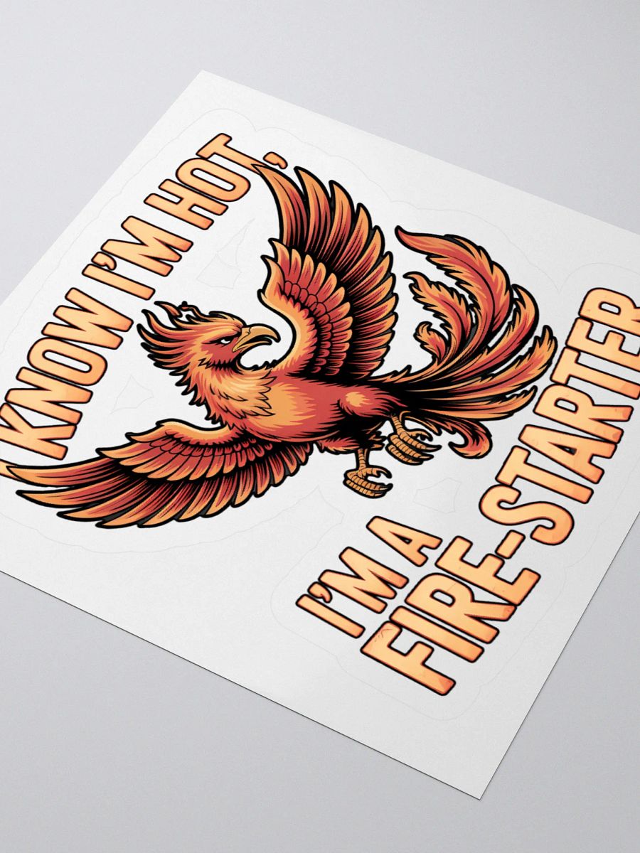 I know I'm Hot Phoenix Human Design Manifestor Sticker product image (7)