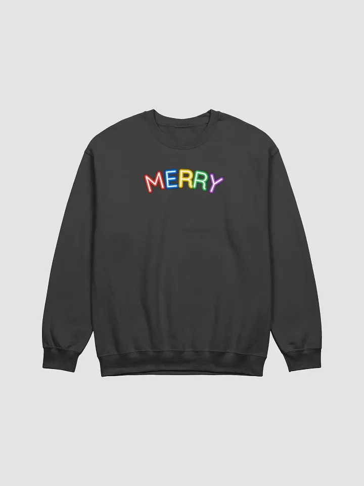 Christmas Neon Merry Sweatshirt 3542 product image (1)