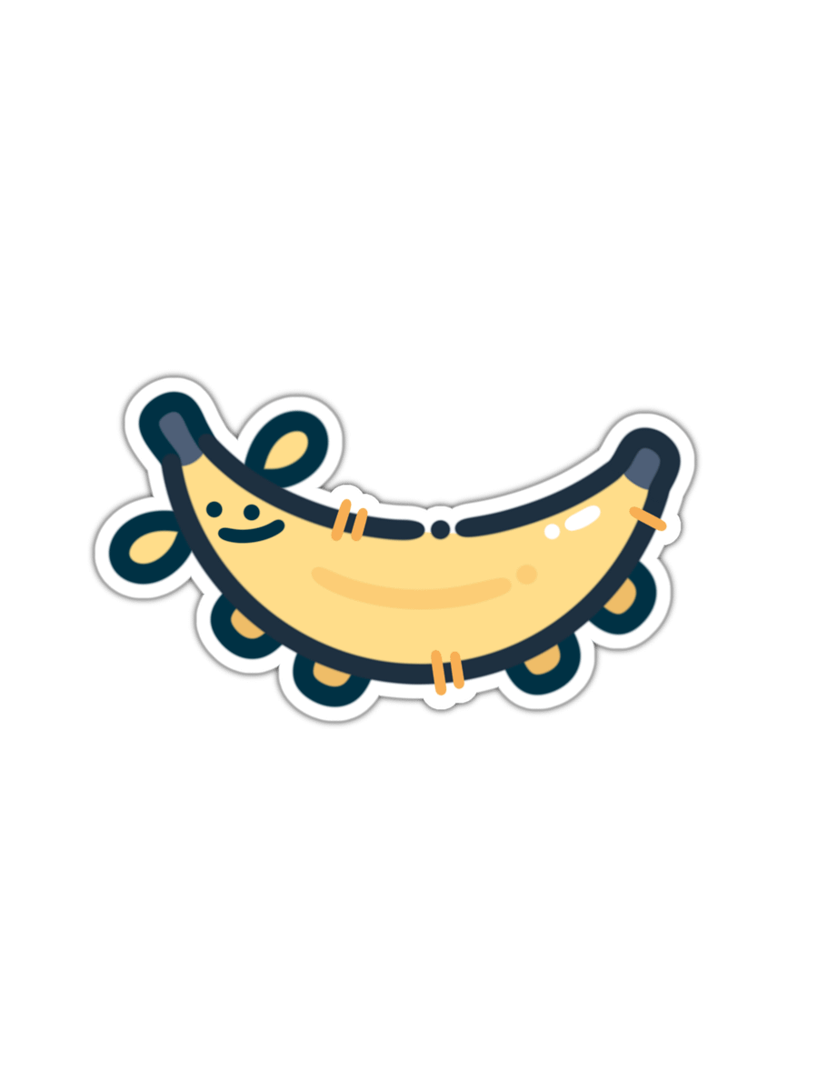 Banana Dog Sticker product image (1)