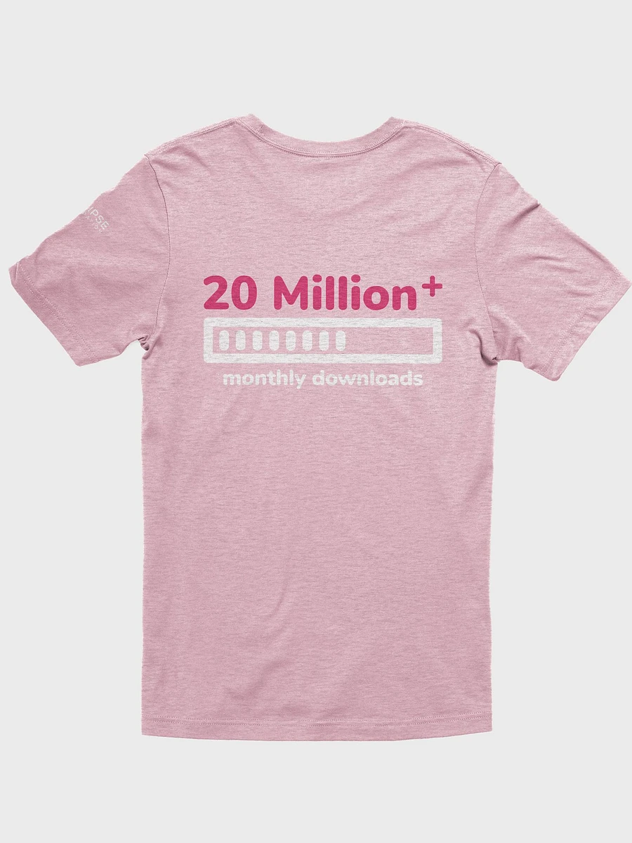 Temurin 20 Million + Monthly Downloads T-shirt - Orchid product image (2)