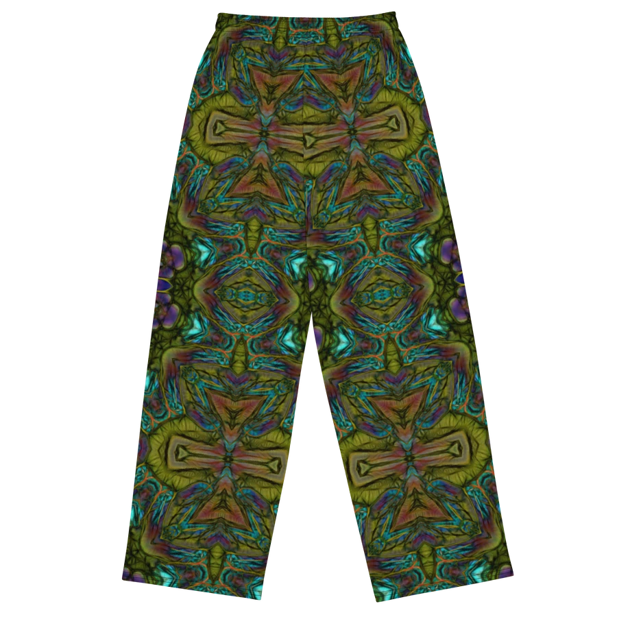 Green Kaleidoscope Wideleg Pants product image (1)