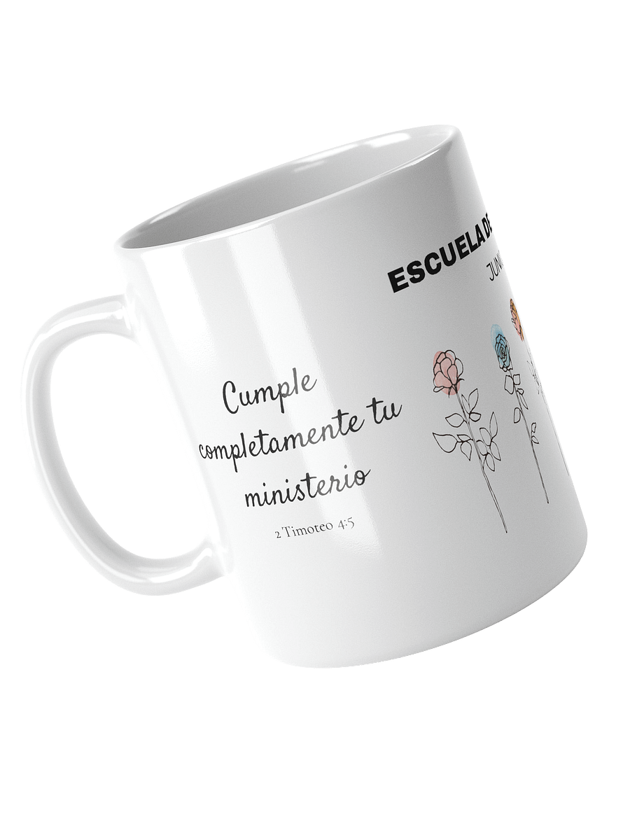 TAZA ESCUELA DE PRECURSOR 2025 FLORAL CON MARIPOSA – EDICIÓN ESPECIAL “ESTELA” product image (4)