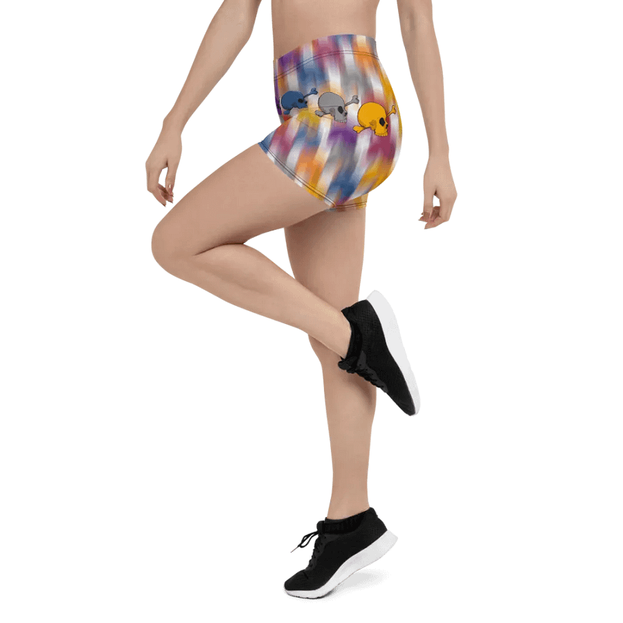 Whimsical Skulls All-Over Print Shorts product image (4)