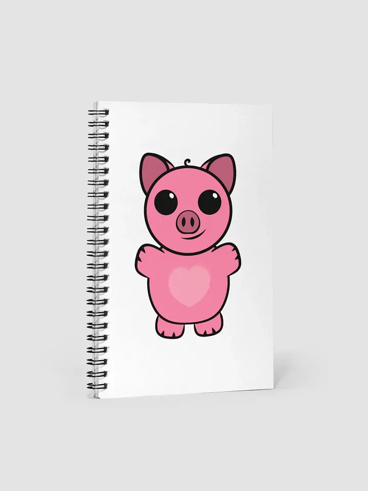 Squiggly Heart Spiral Notebook product image (2)