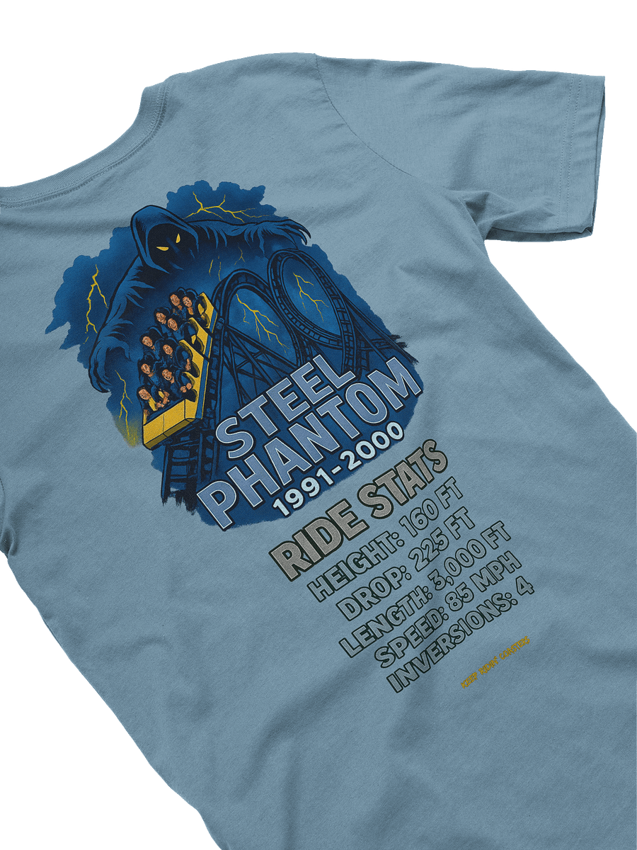 Steel Phantom Roller Coaster Vintage T-Shirt product image (16)
