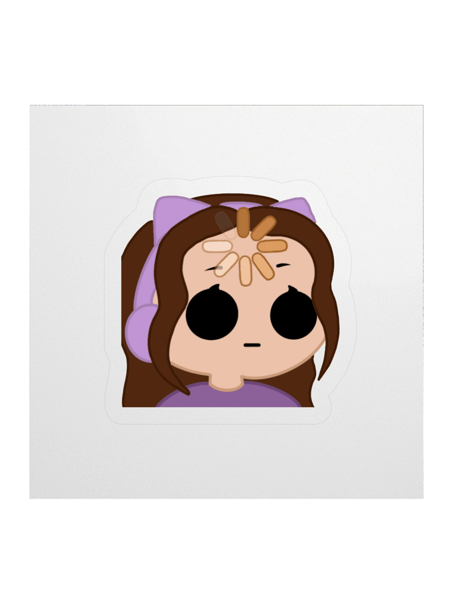 Brain loading emote sticker product image (1)