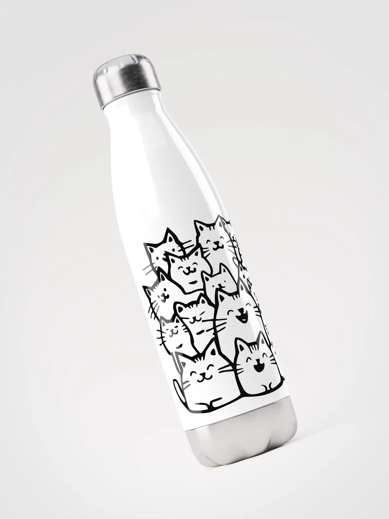 Cat Collective Stainless Steel Water Bottle product image (3)