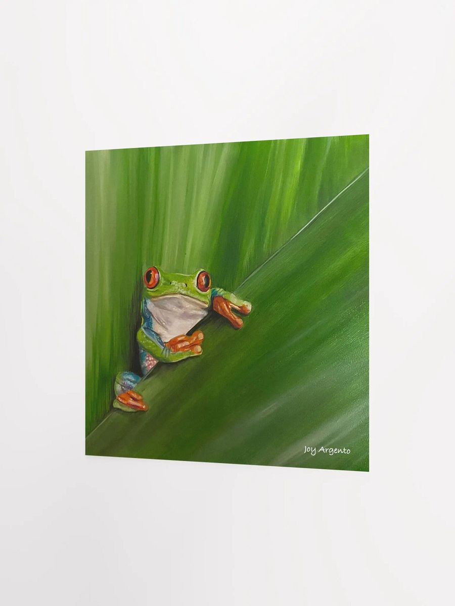 Tree Frog Peeping Print product image (3)
