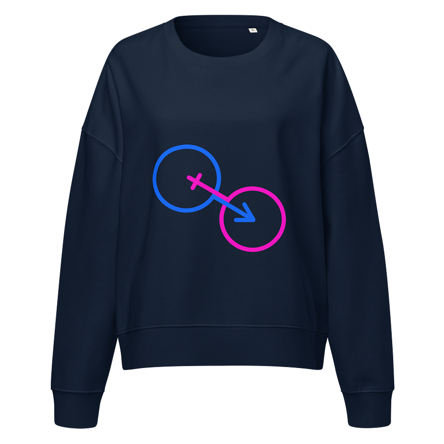 Only Male & Female Symbol Organic Sweatshirt product image (1)