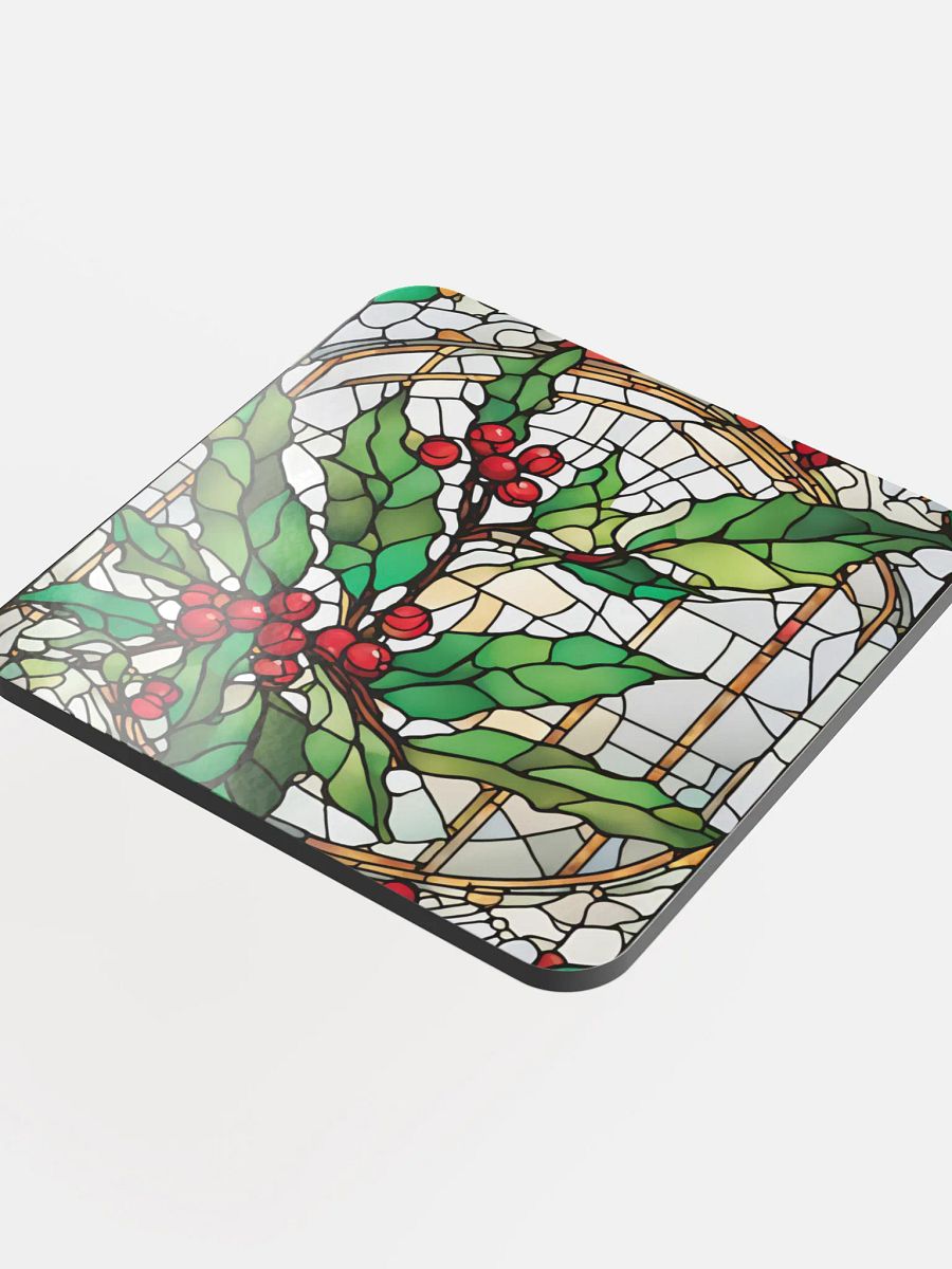 Festive Season Stained Glass Coaster Set product image (4)