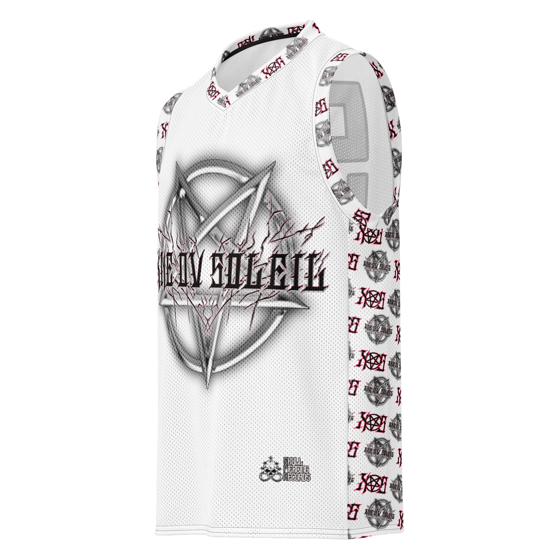 XNE OV SOLEIL Basketball Jersey (White) product image (1)