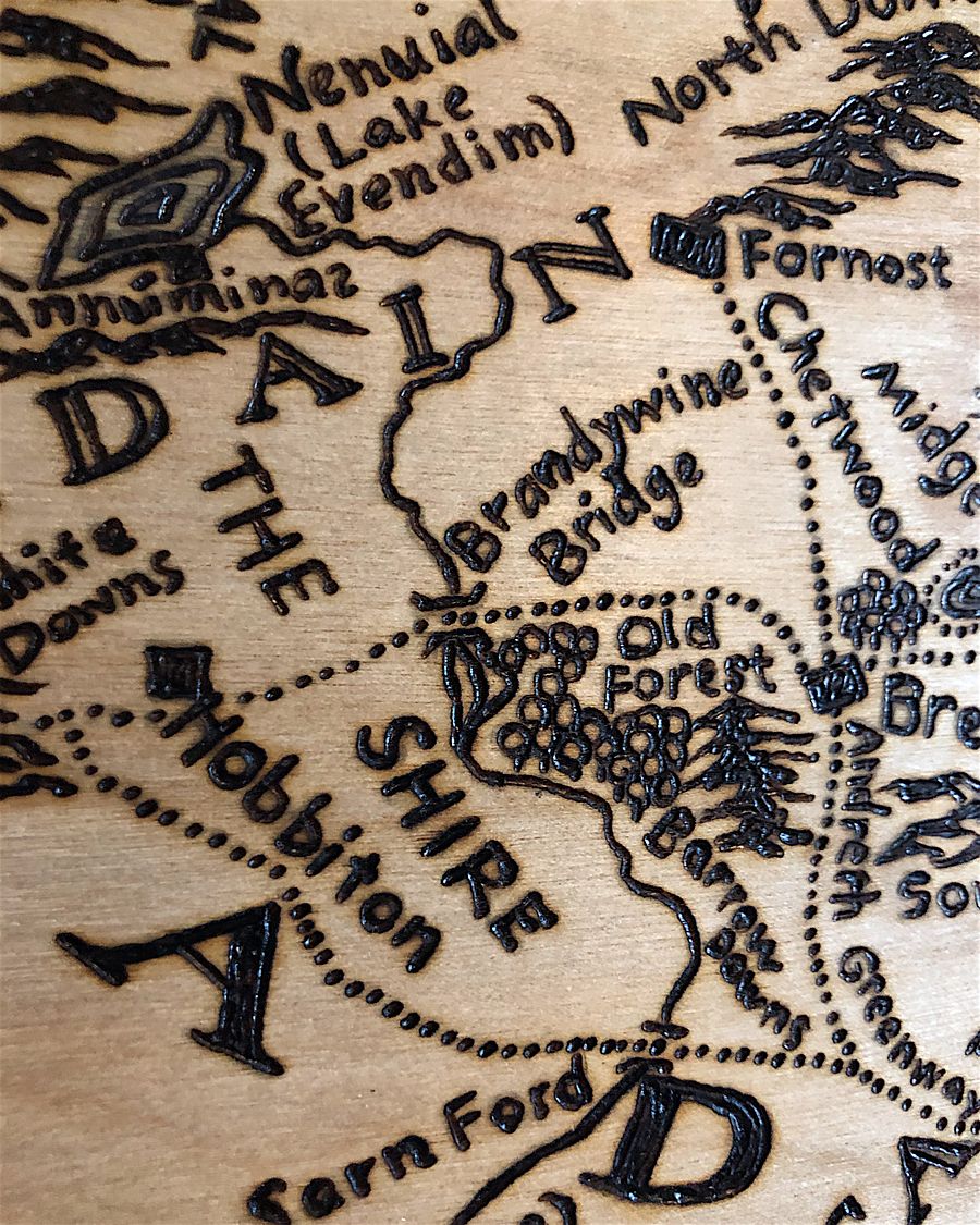 Middle Earth Map - 2' x 3' product image (7)