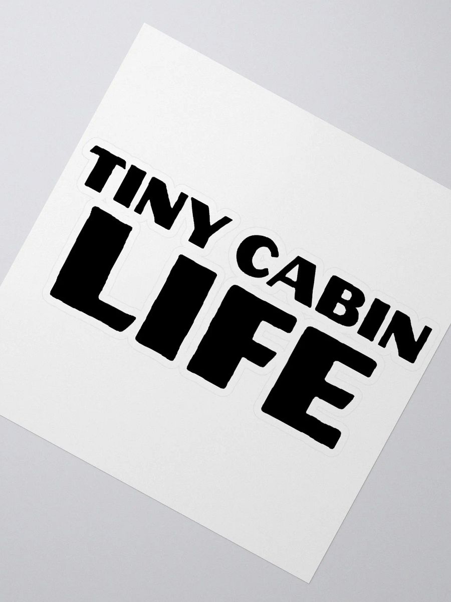 Tiny Cabin Life Sticker product image (2)