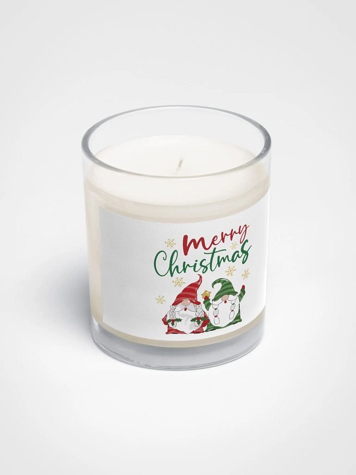 Merry Christmas Gnomes Winter Themed Candle product image (2)