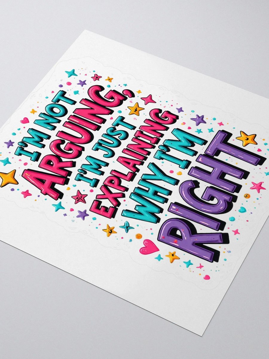 Righteous Explanation Kiss Cut Stickers product image (8)