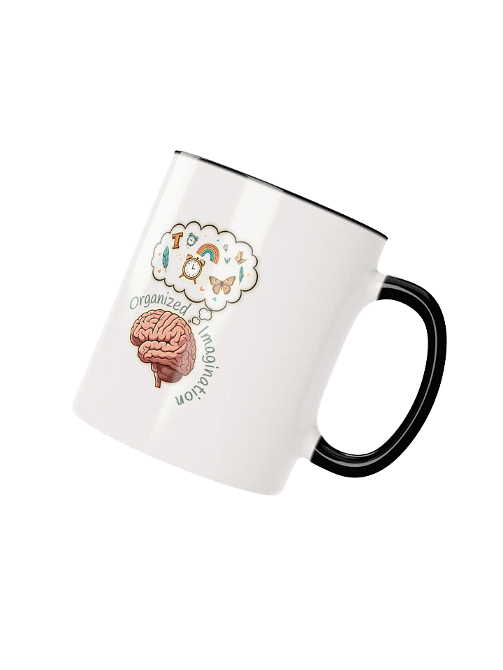 Organized Imagination Ceramic Mug with Color Inside product image (25)