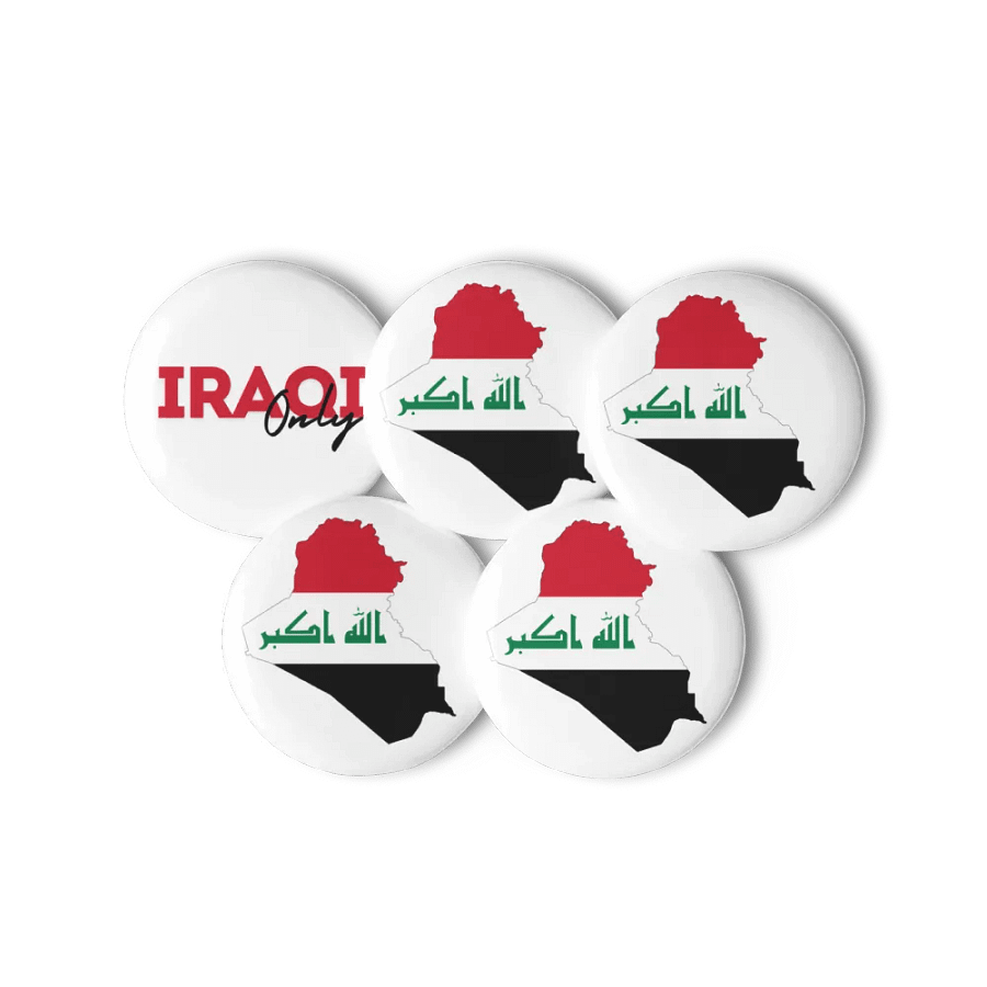 Iraqi Flag Pin Buttons Set product image (11)
