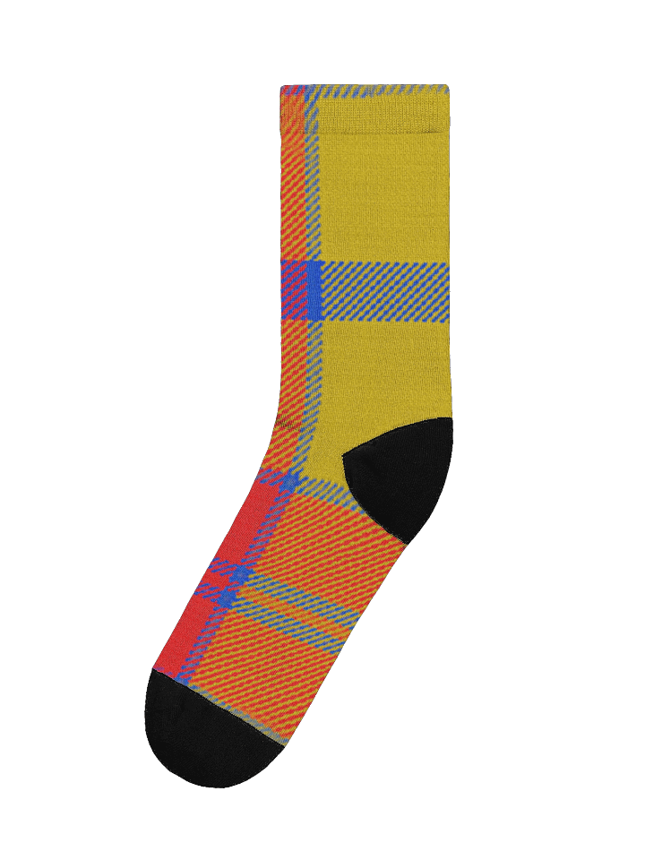 Tartan Style Plaid EcoChic Crew: Premium Sustainable Socks product image (1)
