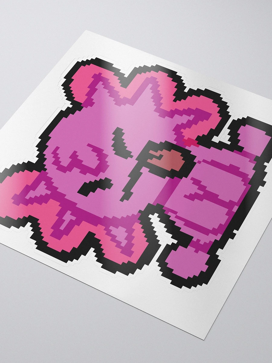 Pitchfork the Plushie | Kiss-Cut Sticker product image (3)