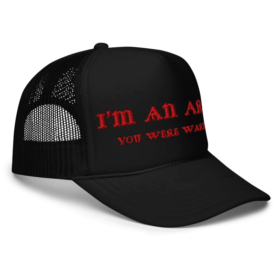 Aries 2025, You Were Warned (Word Only), Embroidered Trucker Cap product image (9)