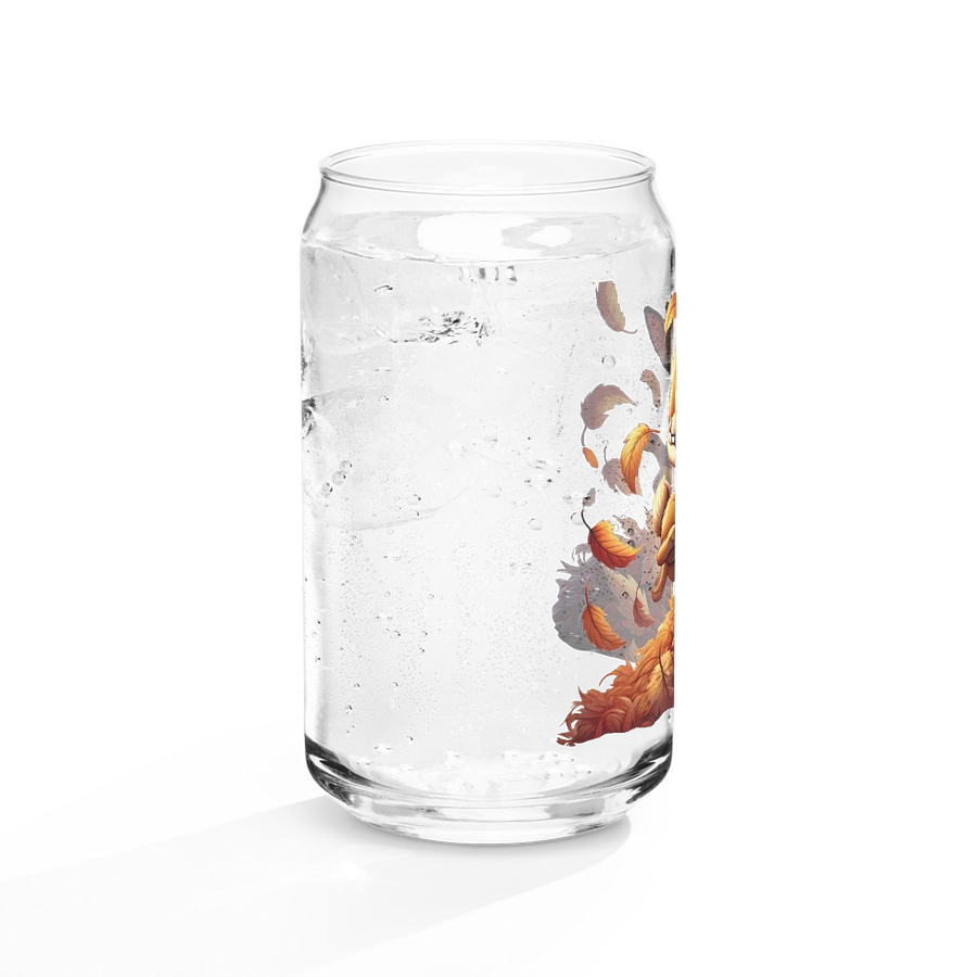 Autumn Leaves Bunny Rabbit Glass with Optional Lid and Straw product image (67)