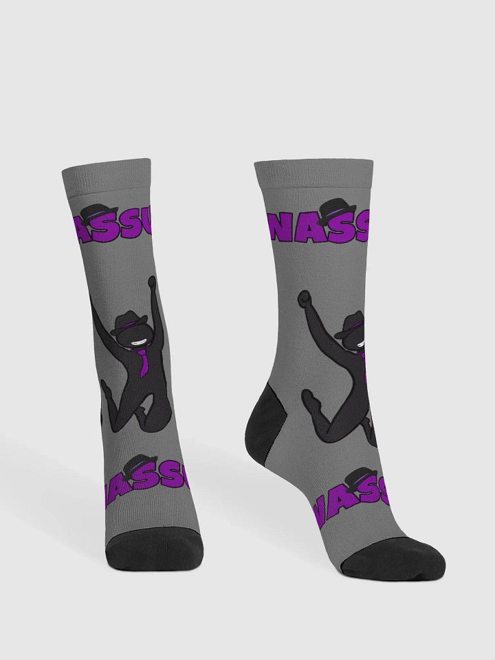 Jank "Wassup!" Feline Vibes Crew Socks product image (2)