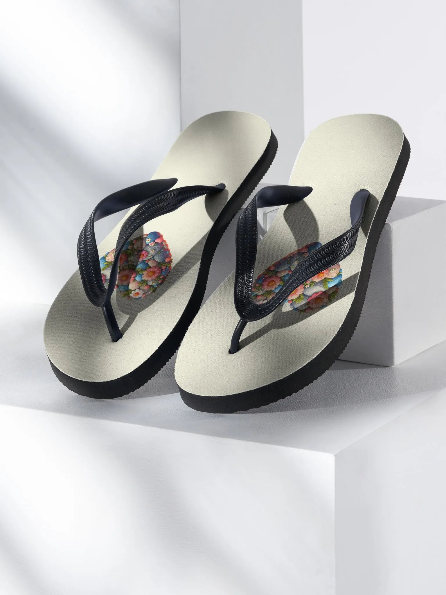 Garden Heart Flip Flops product image (2)