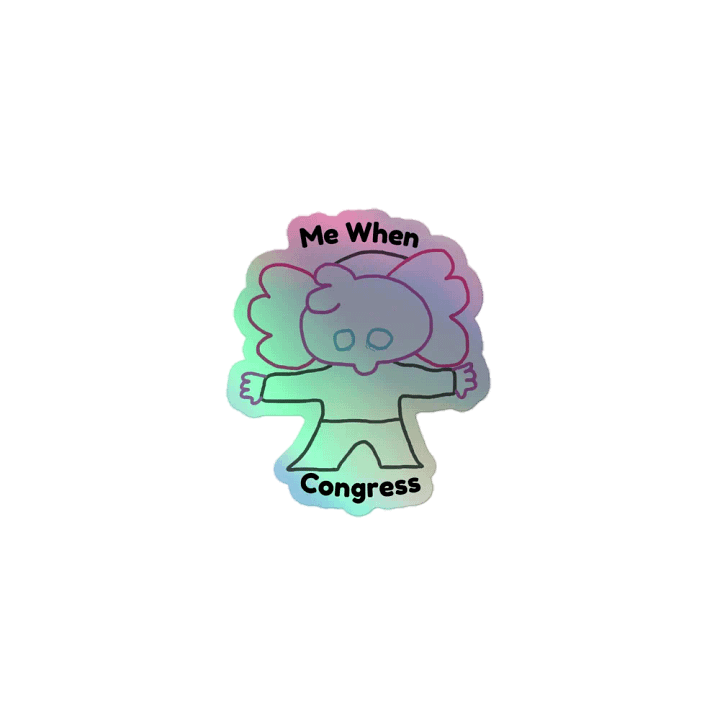Goober Congress | Holographic Sticker product image (1)