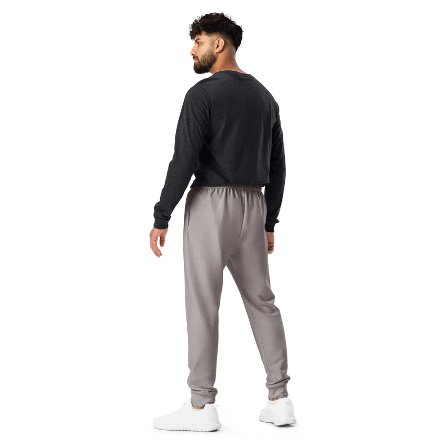 Plain Grey Soft Summer Recycled Polyester Premium Men's Joggers by Treasure Pie product image (10)