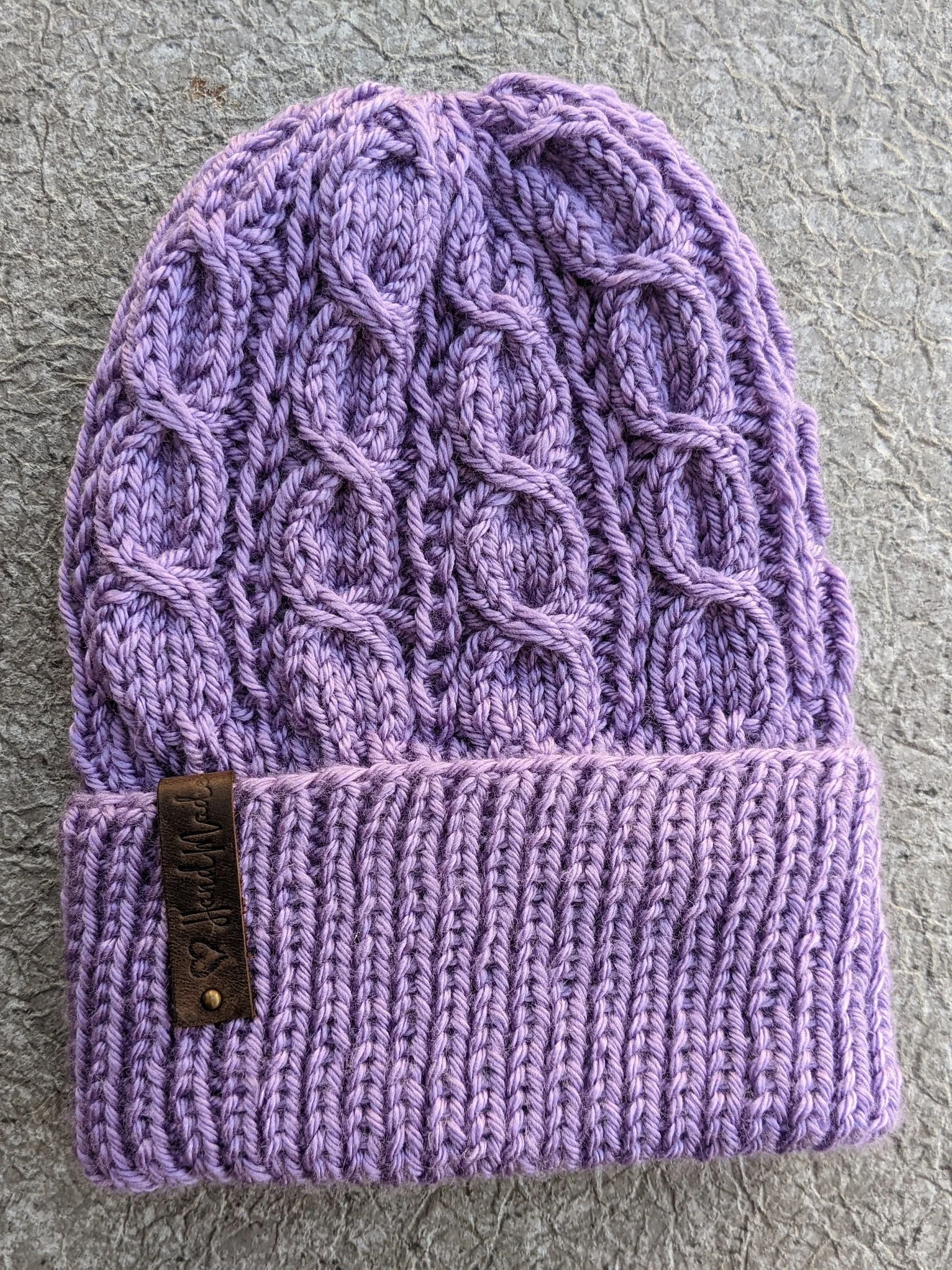 Viola Cable Hat Knitting Pattern product image (2)