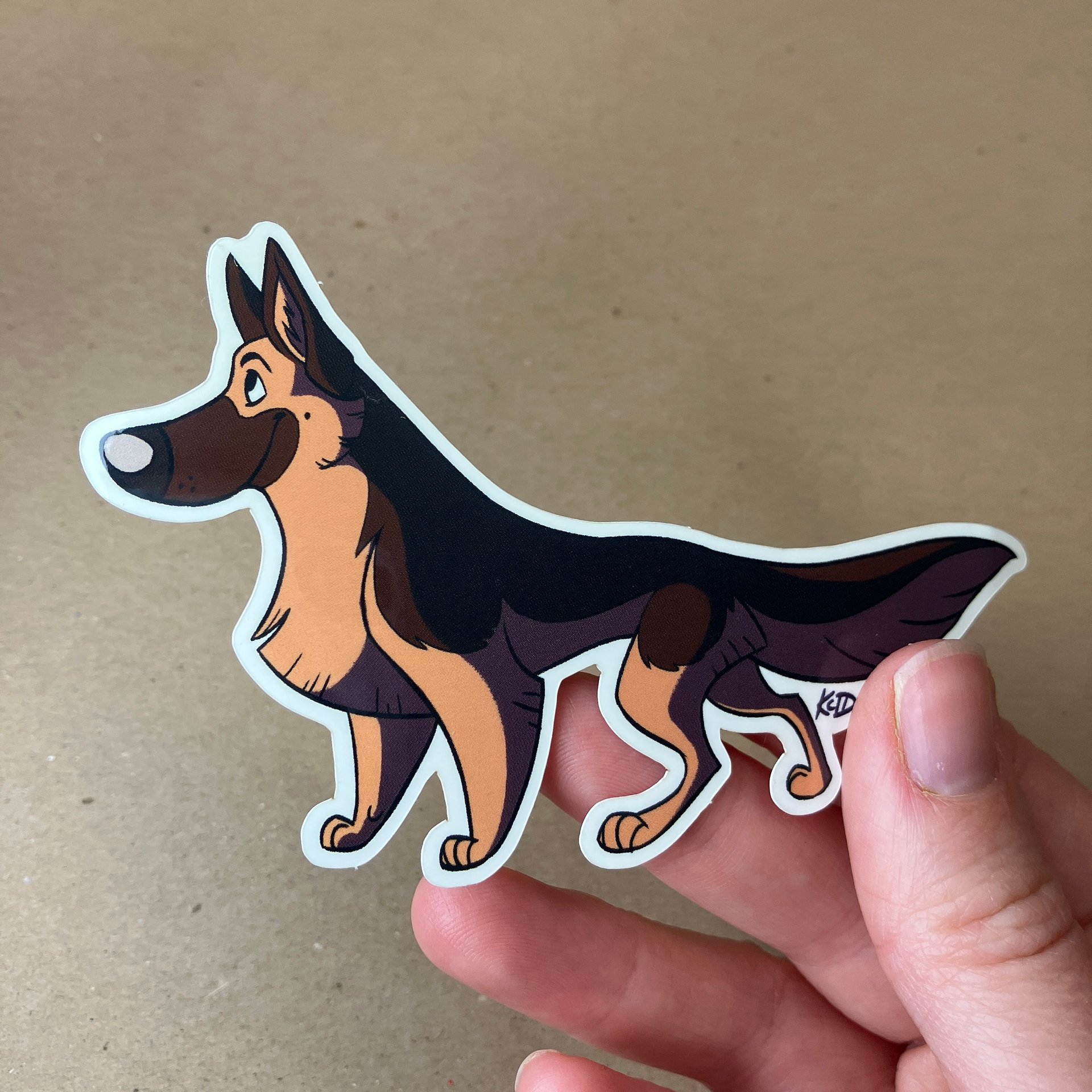 German Shepherd - Vinyl Sticker product image (2)