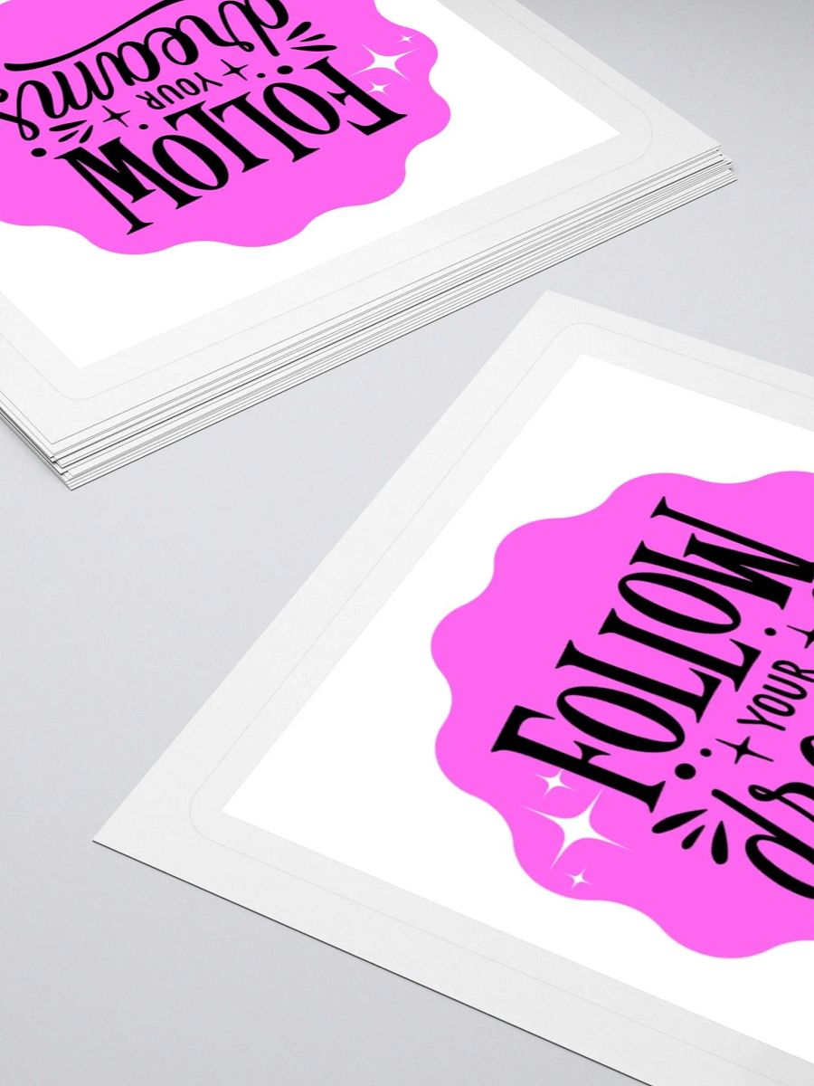 Dreamy Follow Your Dreams Kiss Cut Sticker product image (4)