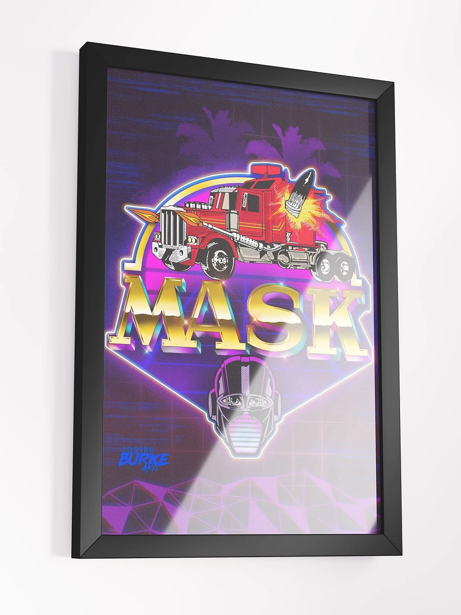 MASK 80's Cartoon 12x18 Framed Print product image (3)