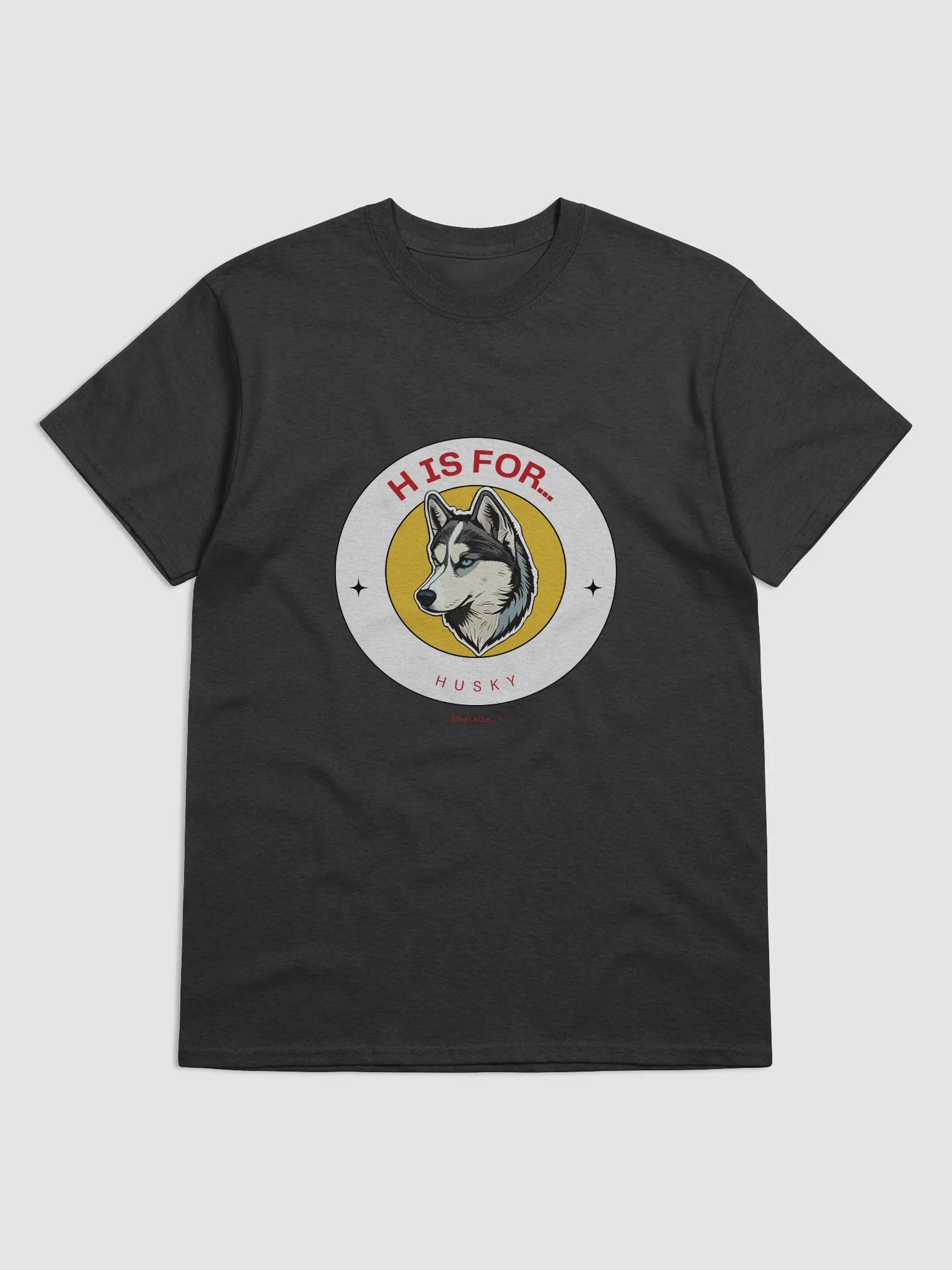 Husky Head Circle Graphic Tee product image (1)