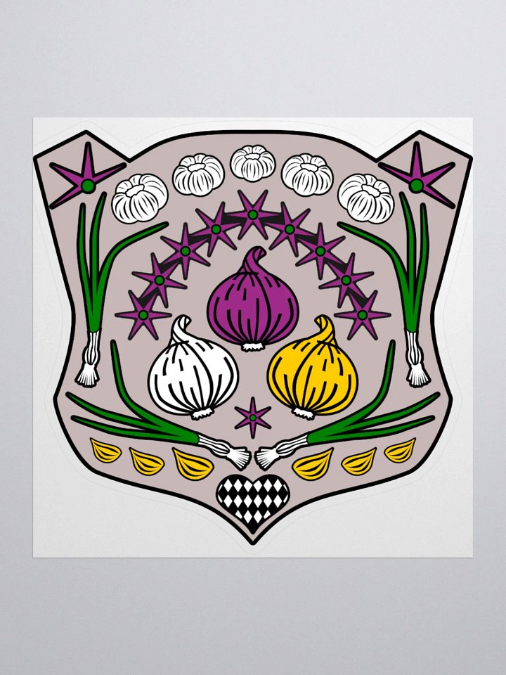 An Allegiance of Alliums Sticker product image (1)