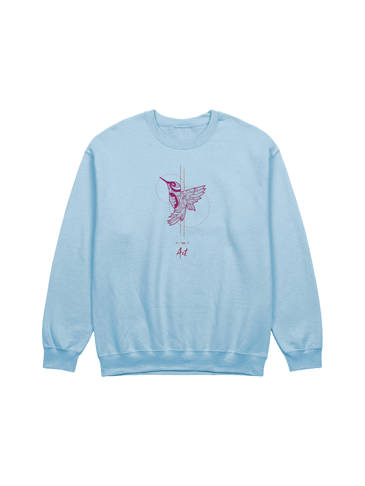 Floral Hummingbird Flight Crewneck product image (37)