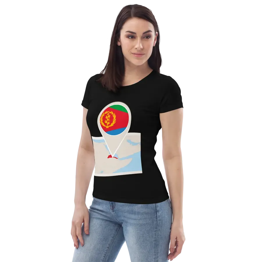 Eco-Friendly Flag Pin Women's Tee product image (7)