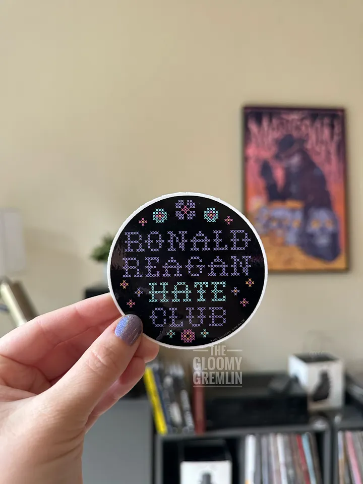 Ronald Reagan Hate Club - 3" Sticker product image (2)