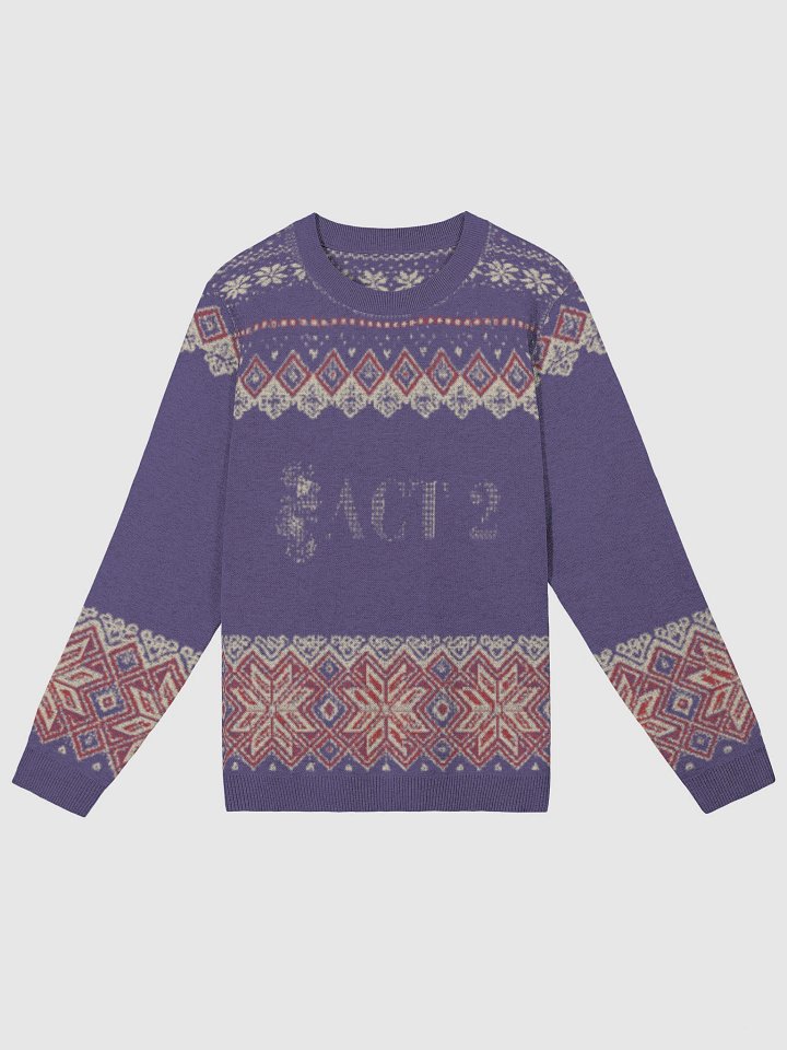 ACT 2 Theatre Ugly Sweater Purple product image (1)