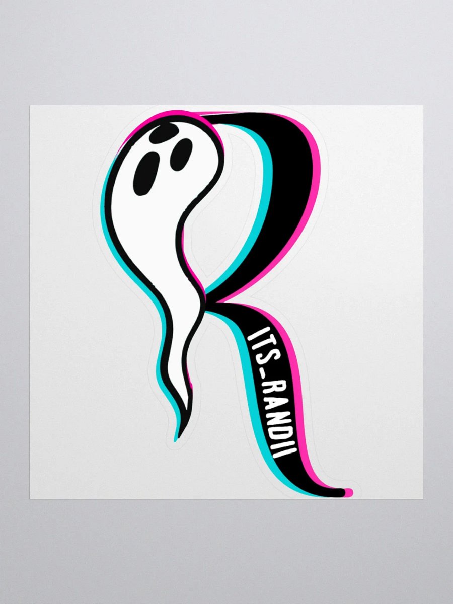 Logo Sticker Black Detail product image (3)