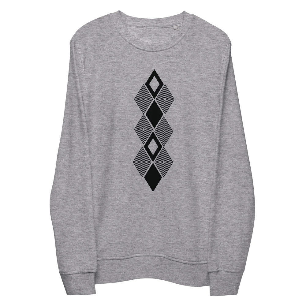 Black and white triangle design Unisex Sweatshirt product image (6)