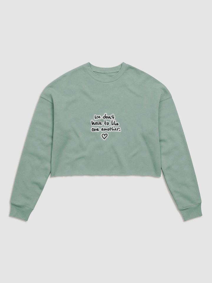 ONE ANOTHER (bubble design) Women's Fleece Crop Sweatshirt product image (18)