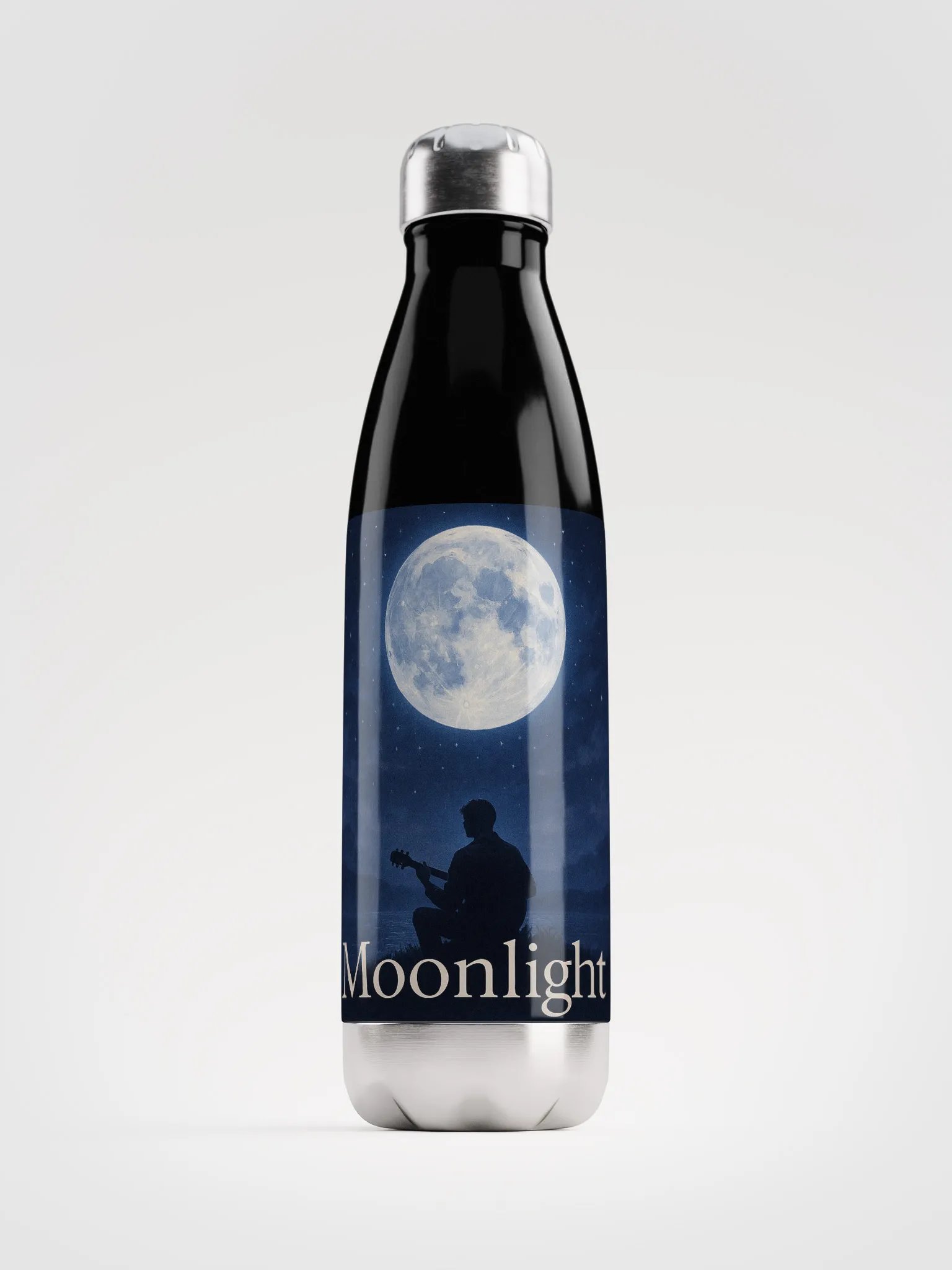 Moonlight Album Cover Stainless Steel Water Bottle - Show Your Support - Drinkware product image (2)