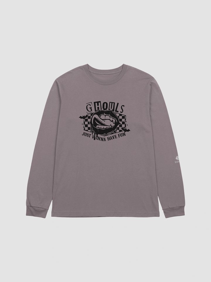 Ghouls Just Wanna Have Fun Cropped Long Sleeve Tee product image (1)