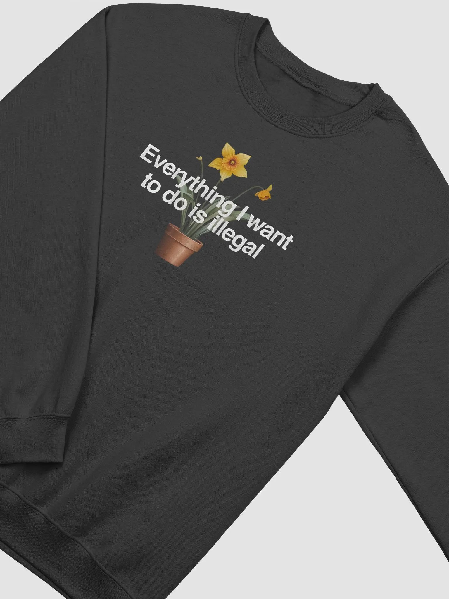Everything I Want To Do Is illegal Sweatshirt product image (2)