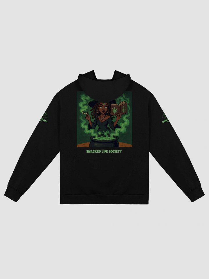 “Smacked on Hexes” Oversized Witchy Stoner Hoodie – Fall / Halloween Edition product image (6)
